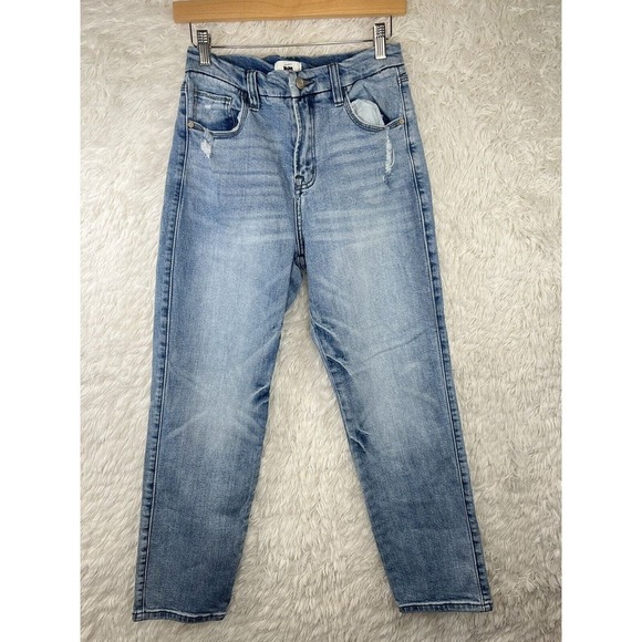 I & M Jeans Signature Women’s Size 9 Regular Stretch Skinny Distressed Ripped - Picture 2 of 16
